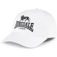 Lonsdale Boné 'Norbury' antracite / branco