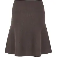 Soft Rebels Saia 'Henrietta' castanho escuro