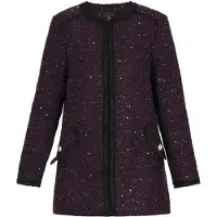 Faina Blazer roxo escuro