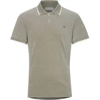 Casual Friday Camisa 'CFTristan' oliveira / branco