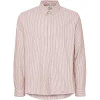 !Solid Camisa 'SDVal' castanho claro / branco