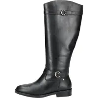 Pikolinos para mulher. W3C-9632 Botas de couro Puertollano preto (35), Plano, 1 a 3cm, Zíper, Casual
