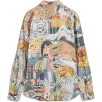 Desigual , Camisa com estampa de colagem étnica, AlgodÃO, M