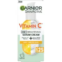 Garnier Soro Iluminador E Potenciador De Brilho Com Vitamina C Skin Active-creme Para Os Olhos 50ml
