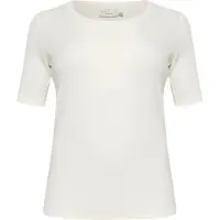 KAFFE CURVE Camisa 'Carina' branco natural