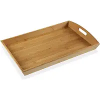 Versa Tabuleiro De Madeira De Bambu 32x6.5x50 Cm