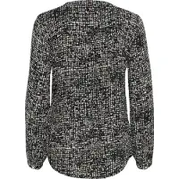 Kaffe Blusa 'KA Pollie' preto / branco