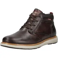 Pikolinos para homem. M8D-8050C1 Botins em pele Bilbao castanhos (40), Couro, Marrom, Plano, Zíper, Casual