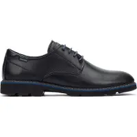 Pikolinos para homem. M7D-4289 Sapatos de couro Alarcon preto (39), Plano, Cordão, Casual