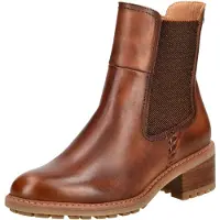 Pikolinos para mulher. W0D-8792 Botins em pele Medina castanhos (39), Couro, Marrom, 3 a 5cm, Zíper, Casual