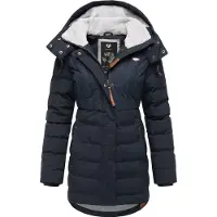 Ragwear Parka de inverno 'Ashanta' navy / cinzento claro