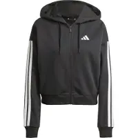 Adidas Moletom Com Fecho Essentials 3 Stripes French Terry