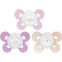 Chicco Chupeta em silicone Physio Comfort Girl 6-16 M 2un