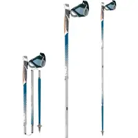 TSL Outdoor - Bastões trail / corrida - Trail A4 Cork Azur Sht para Unissexo - Tamanho 115 cm - Azul