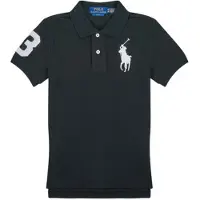 Ralph Lauren para menino. 323670257015 Pólo em piqué de algodão com Big Pony preto ((XL) 13/14años= 163/174cm), Clássico, Manga curta,