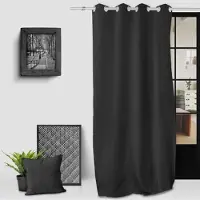Soleil D Ocre Cortinados BOHEME - Cinza - 135x250 cm