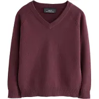Next Pullover borgonha