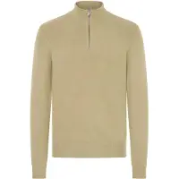 Casual Friday Pullover ' CFHEINE halfzip ' castanho