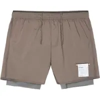 Satisfy - Vestuário trail corrida - TechSilk 8" Shorts Falcon para Homem - Tamanho M - Castanho