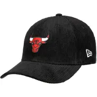 New Era Boné 'Gorra negra bulls cord 9forty mc chibul' preto