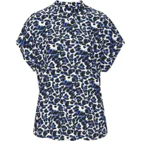 LASCANA Blusa azul / preto / branco