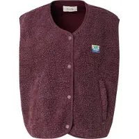 American vintage Colete 'Hoktown' borgonha