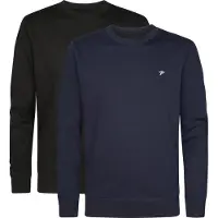 Petrol Industries Pullover 'Des Moines.' navy / preto