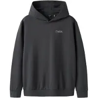 TWO SOON Sweatshirt cinzento escuro / branco