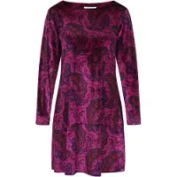 Usha Vestido azul escuro / roxo
