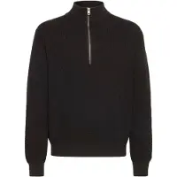 !Solid Pullover ' SDRIVER HALFZIP ' preto