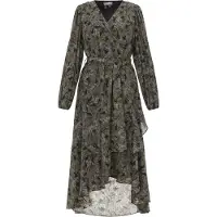 Dreimaster Vestido cinzento / verde / oliveira / preto