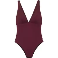 Copenhagen Studios Fato de banho vermelho vinho