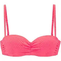 s.Oliver Top de biquíni rosa