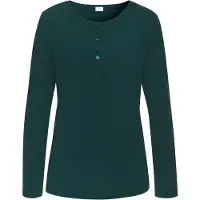 s.Oliver Camisa de pijama verde escuro