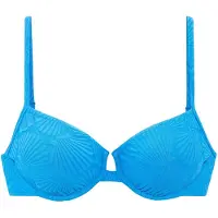 s.Oliver Top de biquíni azul céu
