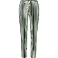 s.Oliver Calças de pijama verde claro / verde escuro / branco