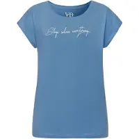 Vivance Camisa de pijama 'Dreams' azul céu / branco