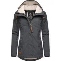 Ragwear Casaco de inverno 'Monade' castanho / cinzento