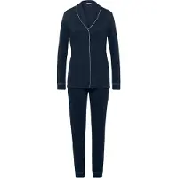 Hanro Pijama ' Natural Comfort ' azul escuro