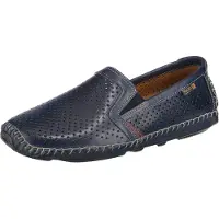 Pikolinos para homem. 09Z-3100 Sapatos de couro Jerez 09Z azul (46), Nenhum, Casual