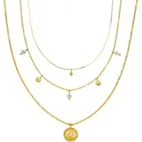 Purelei Colar 'Kaipo' ouro / prata