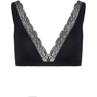 Hanro Soutien ' Cotton Lace ' preto