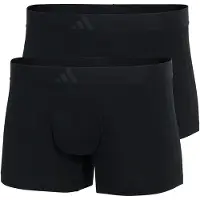 Adidas Underwear Boxer ACTIVE FLEX COTTON 3 STRIPES Pack de 2 homens - Preto - EU L