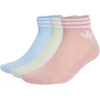 Adidas Originals Meias pelo Tornozelo 3-Stripes – 3 pares