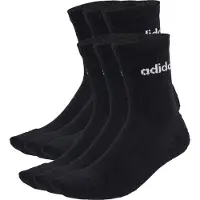 Adidas Pack de Meias de Cano Médio Almofadadas Linear — 6 Pares