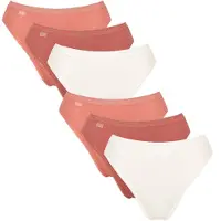Sloggi Cueca 'Basic+' tangerina / laranja escuro / branco