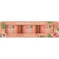 Yankee candle Conjunto de velas de vidro tropicais Breeze - 37,0g