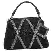 NAEMI Malas de tiracolo preto / prata