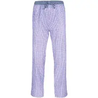Luca David Calças de pijama 'Olden Glory' azul / vermelho / offwhite