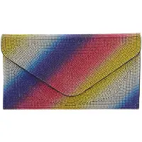 Faina Clutches marinho / amarelo escuro / granadina / prata